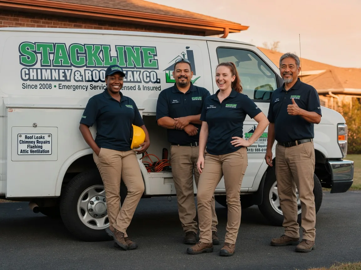 Chimney flashing repair company in Portage, OH